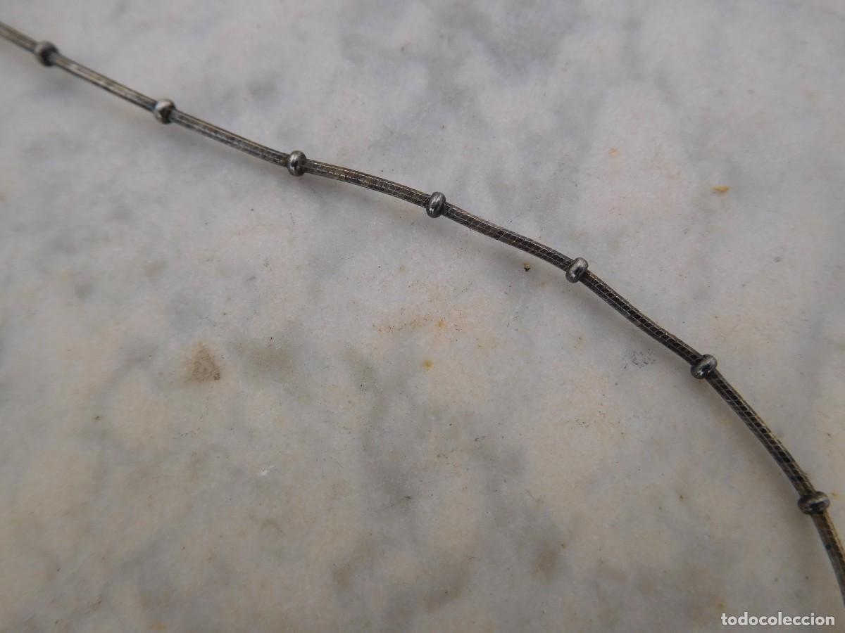 Antig&uuml;edades: Cadena antigua de plata - Foto 3
