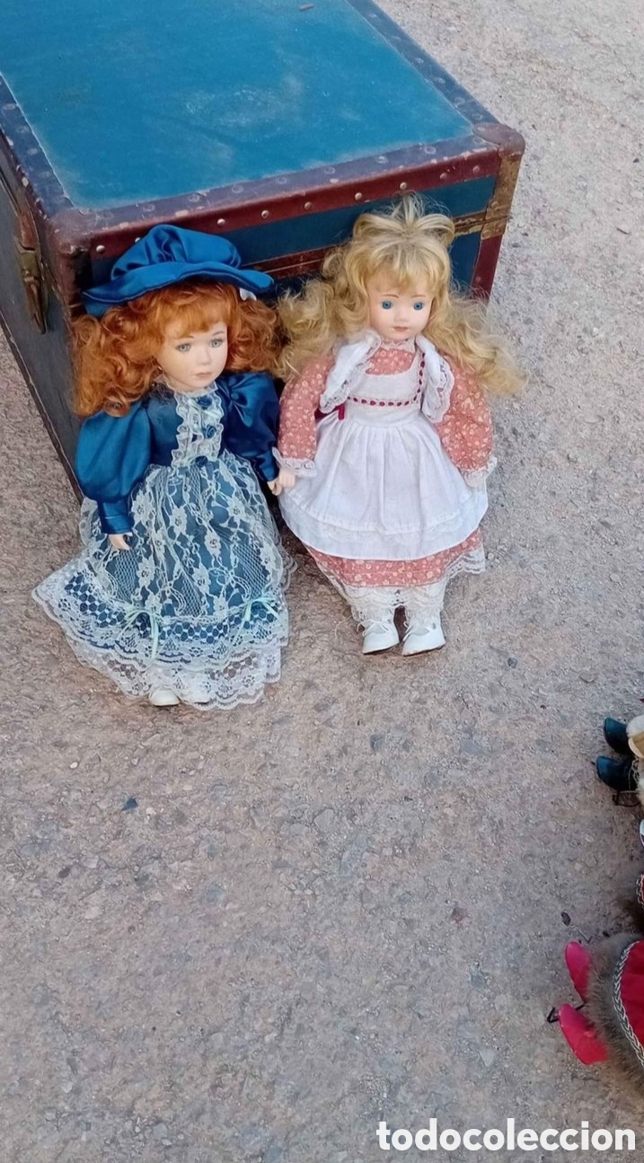 Antig&uuml;edades: Conjunto 4 mu&ntilde;ecas antiguas - Foto 2