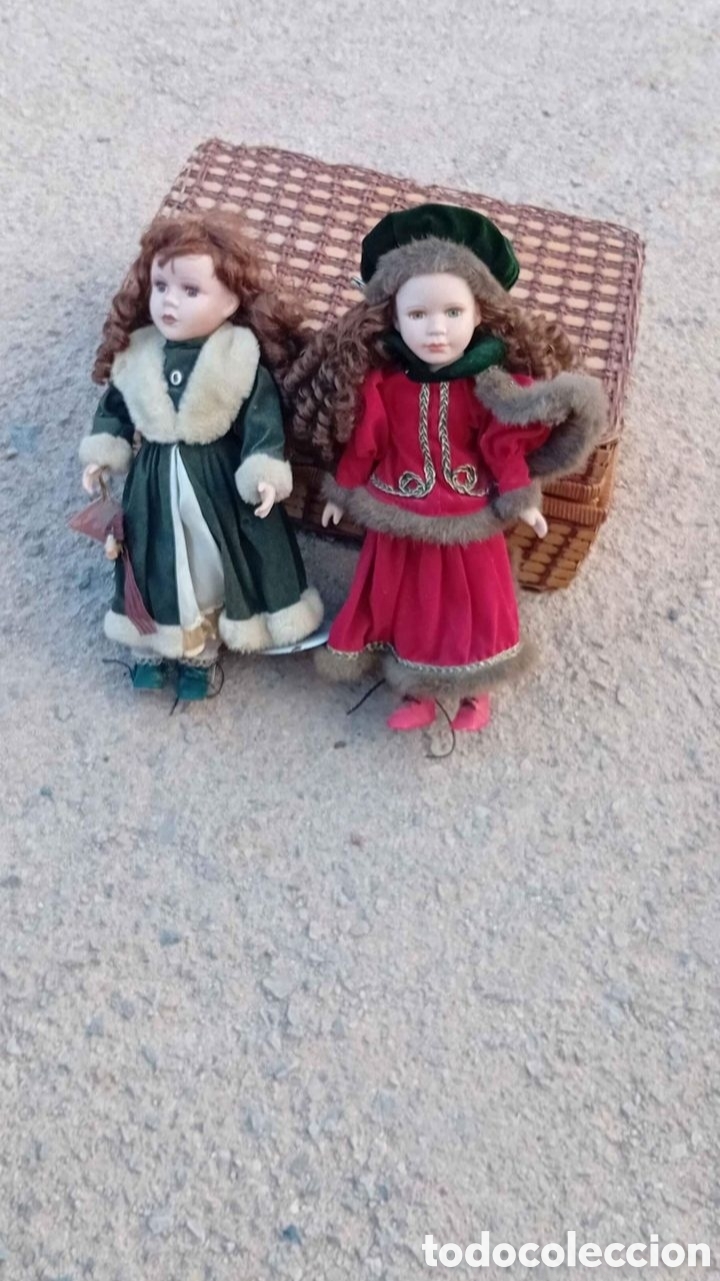 Antig&uuml;edades: Conjunto 4 mu&ntilde;ecas antiguas - Foto 3