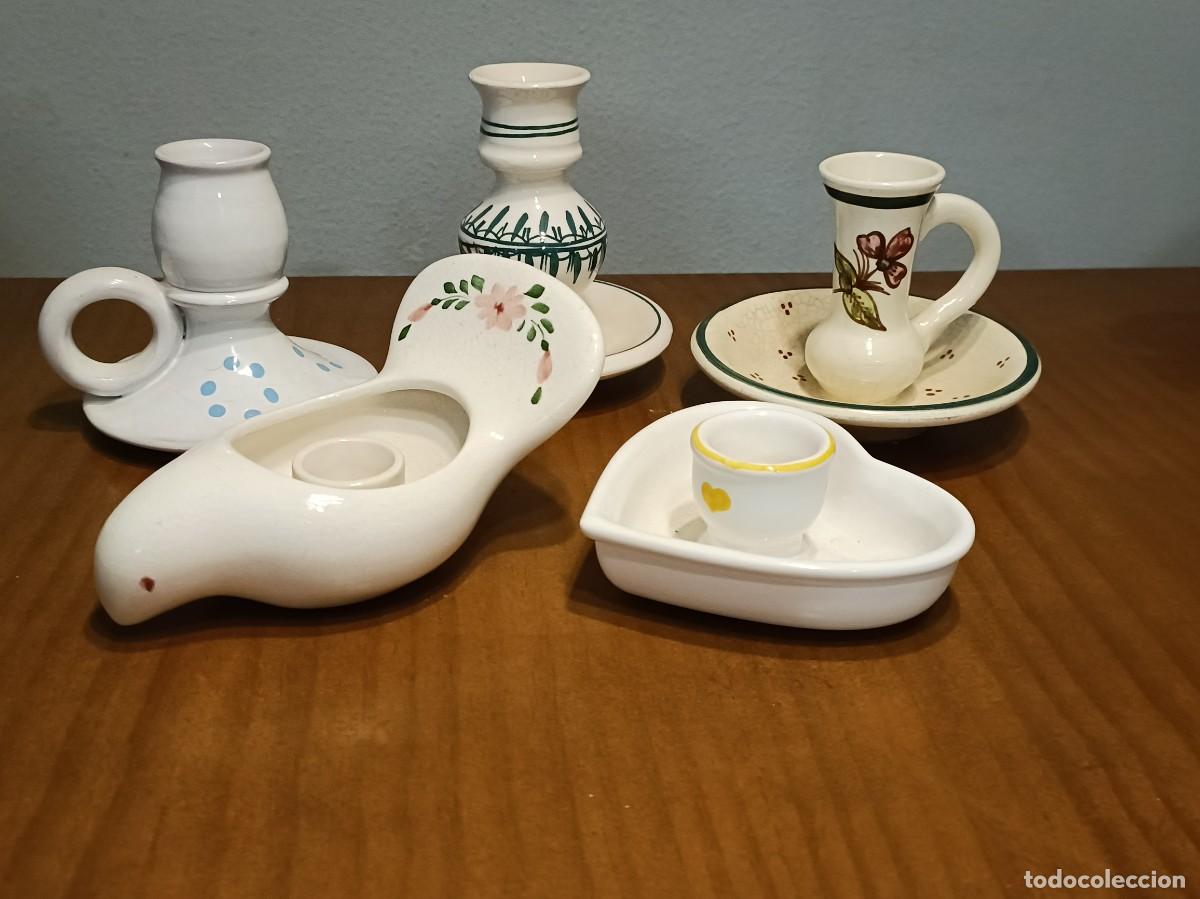 Antig&uuml;edades: Lote de palmatorias diferentes - Foto 2