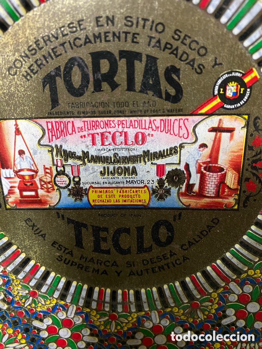 Antig&uuml;edades: Caja de Tortas Teclo coleccion - Foto 2