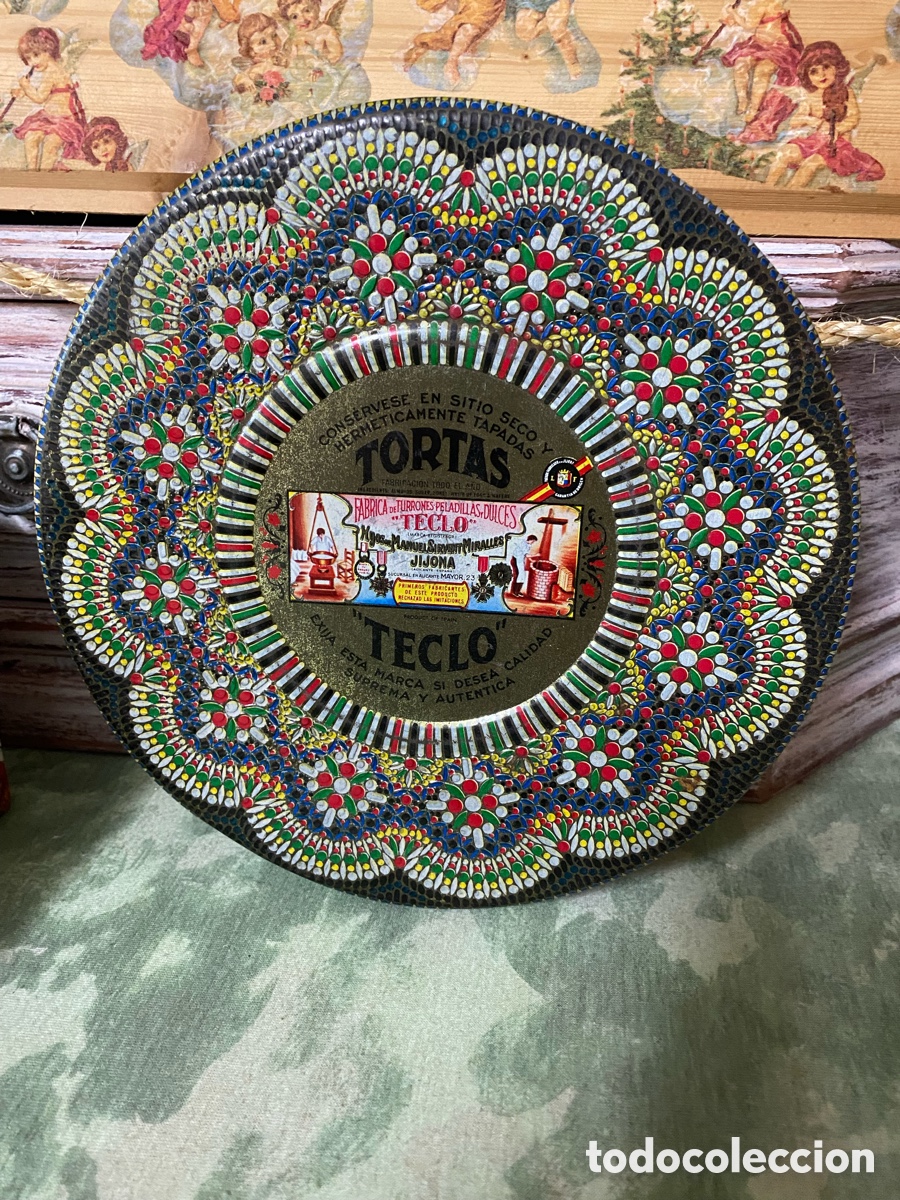 Antig&uuml;edades: Caja de Tortas Teclo coleccion - Foto 1