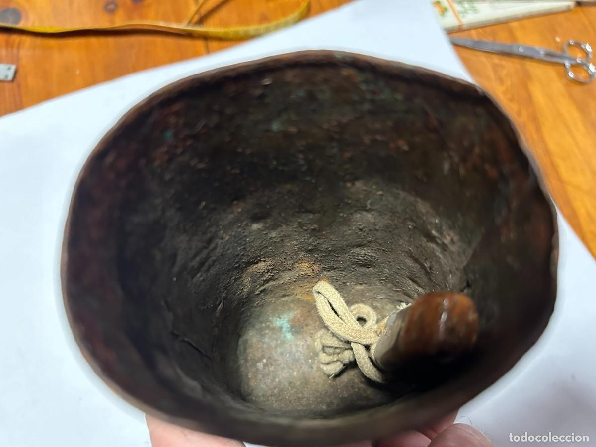 Antig&uuml;edades: campana cencerro con collar de madera - Foto 7