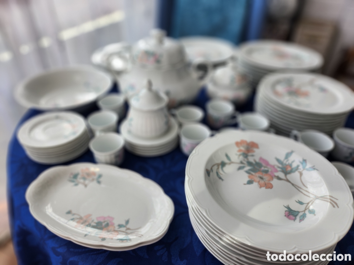 Antig&uuml;edades: Vajilla santa clara completa - Foto 2