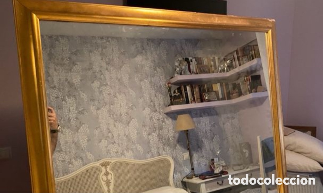 Antig&uuml;edades: Bonito espejo de pared o de suelo - Foto 4