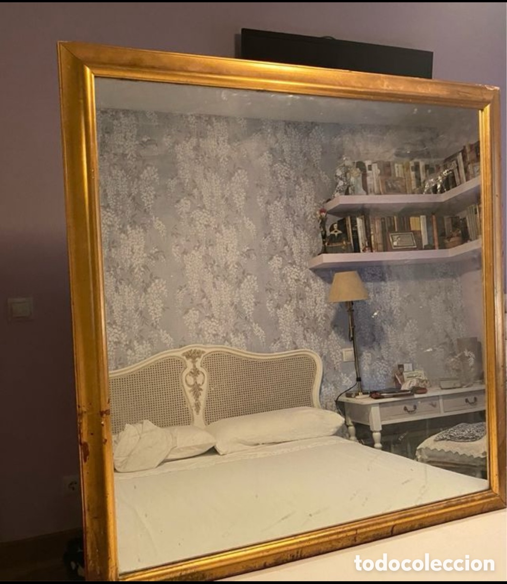 Antig&uuml;edades: Bonito espejo de pared o de suelo - Foto 5