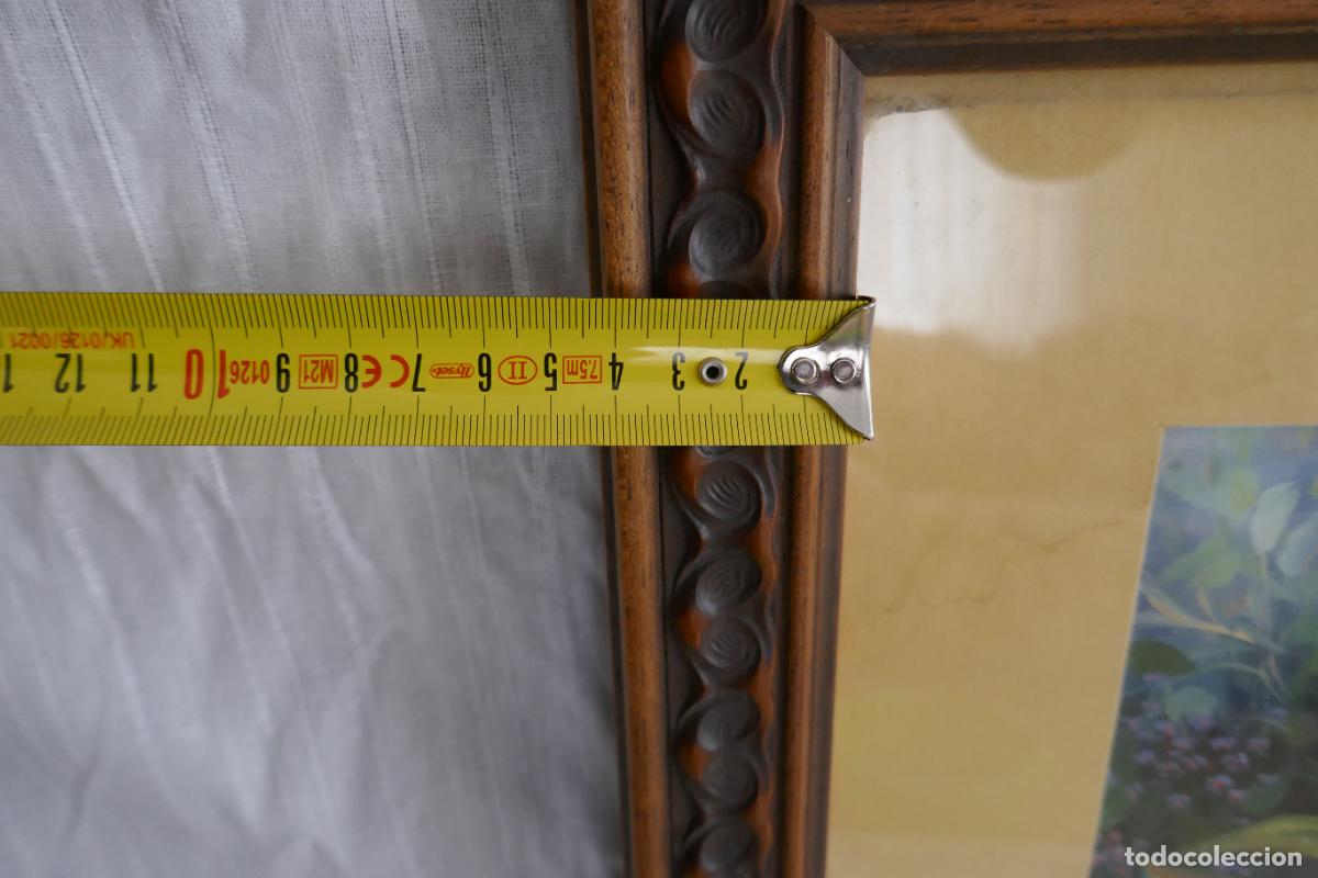 Antig&uuml;edades: Precioso marco de madera con relieve. - Foto 5