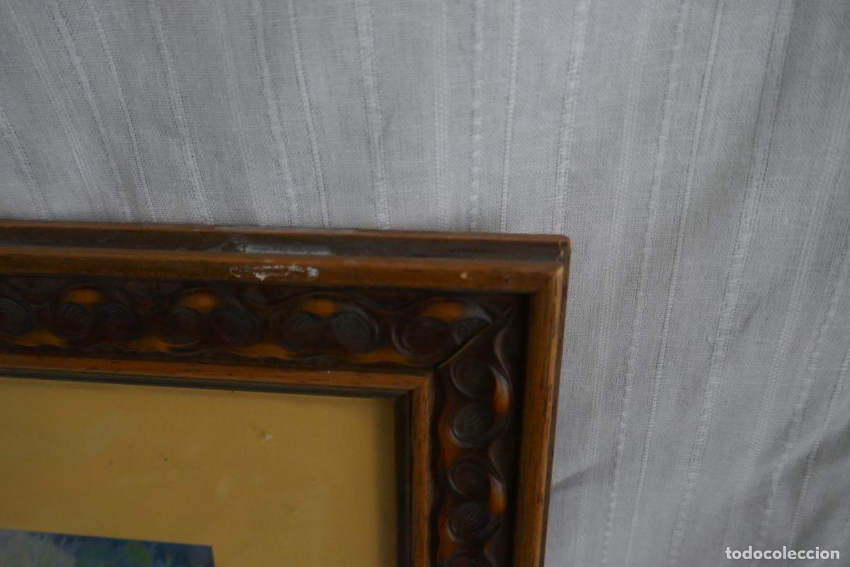 Antig&uuml;edades: Precioso marco de madera con relieve. - Foto 10