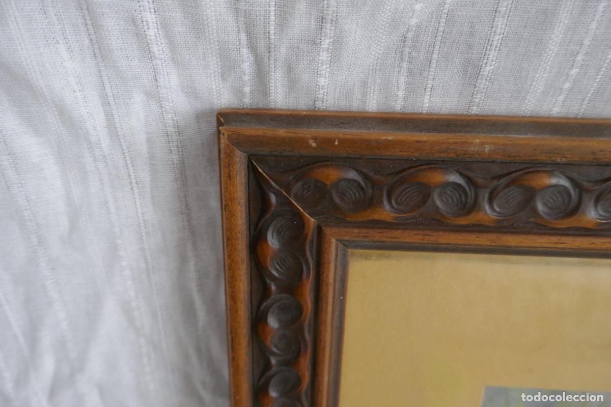 Antig&uuml;edades: Precioso marco de madera con relieve. - Foto 12