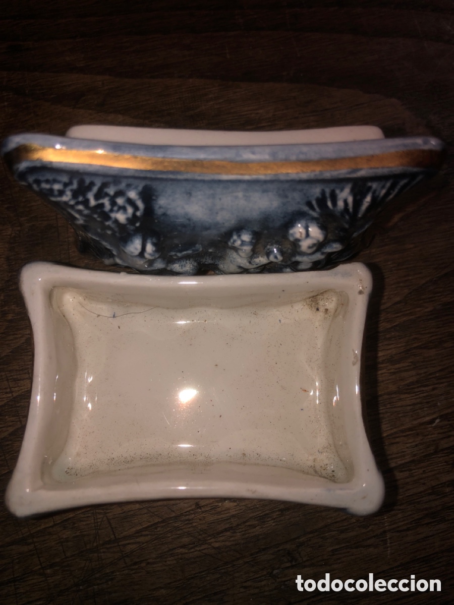 Antig&uuml;edades: Cajita joyero capodimonte - Foto 2