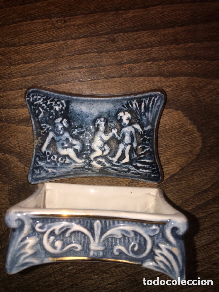 Antig&uuml;edades: Cajita joyero capodimonte - Foto 3