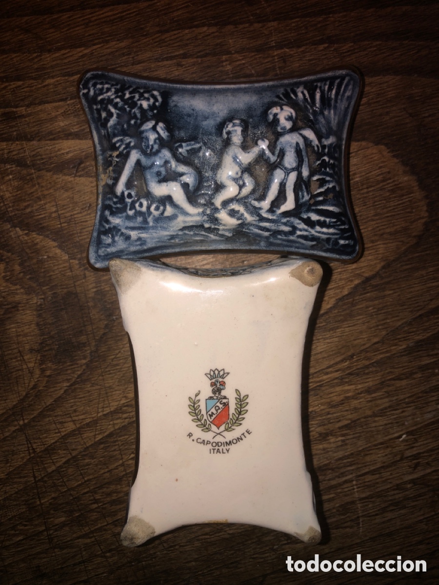 Antig&uuml;edades: Cajita joyero capodimonte - Foto 4