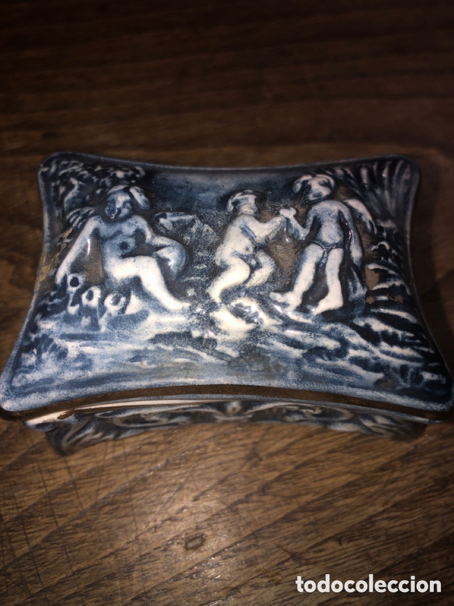 Antig&uuml;edades: Cajita joyero capodimonte - Foto 5