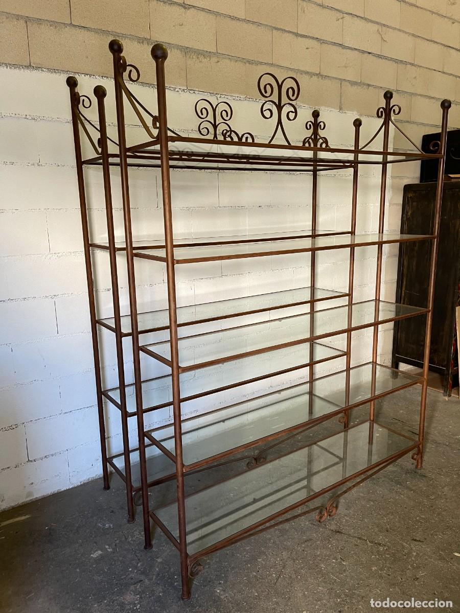 Antig&uuml;edades: estanteria forja efecto oxido - Foto 12