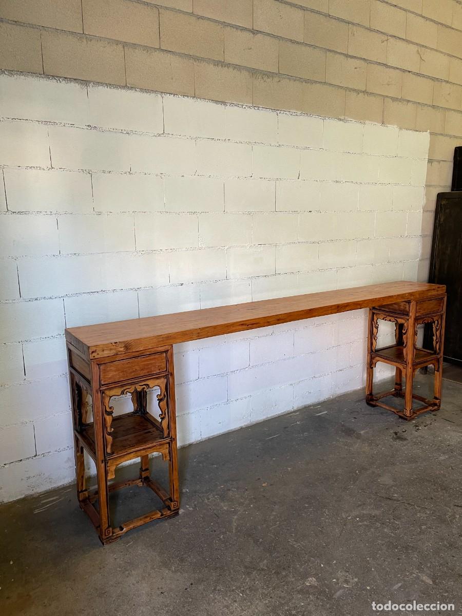 Antig&uuml;edades: consola antigua chino restaurado - Foto 3