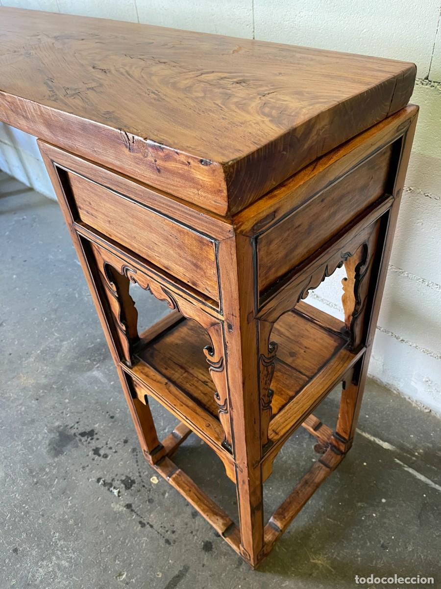 Antig&uuml;edades: consola antigua chino restaurado - Foto 9