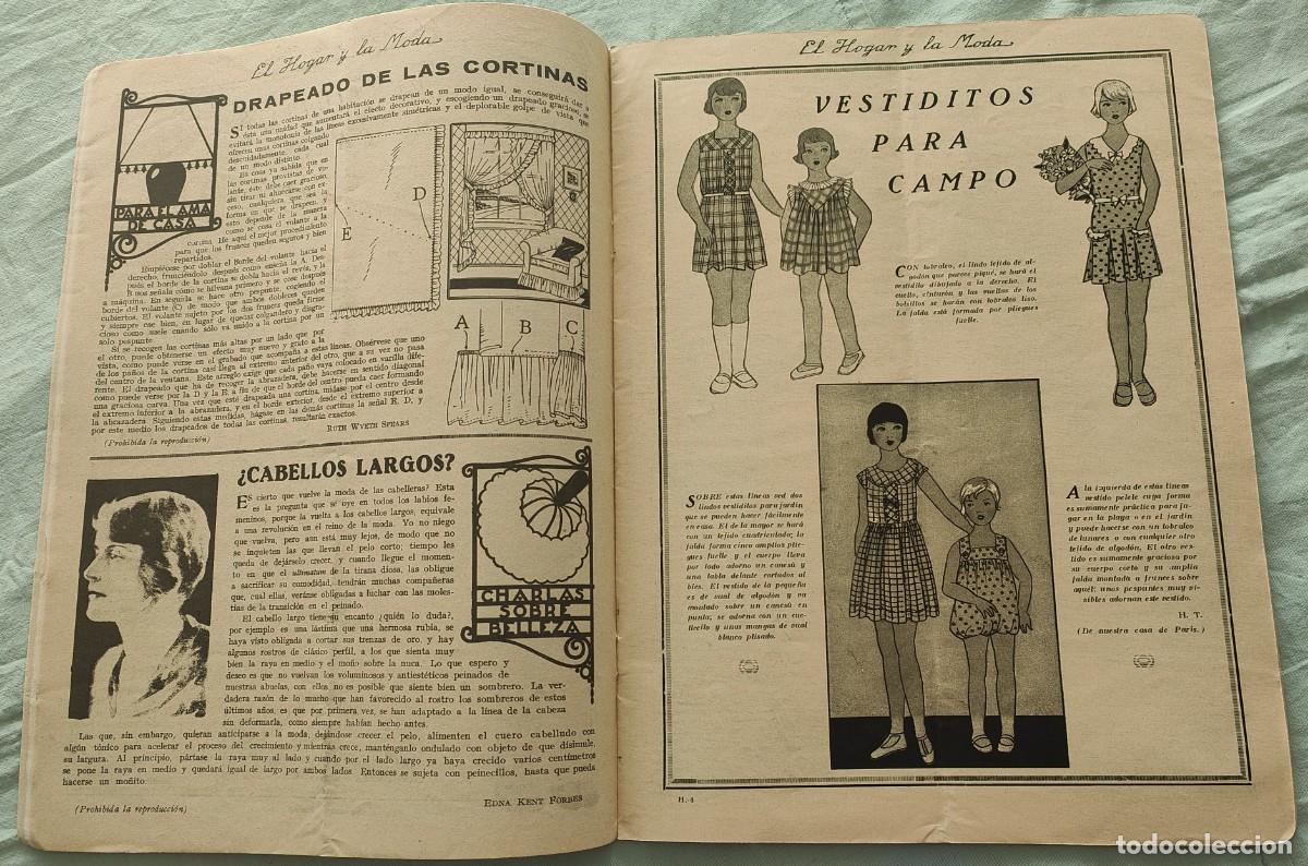 Antig&uuml;edades: El Hogar y La Moda...5 Julio de 1930. - Foto 3