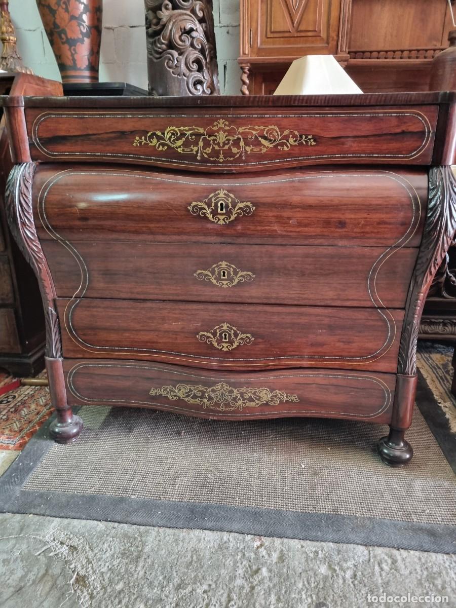 Antig&uuml;edades: C&oacute;moda de estilo isabelino - Foto 6