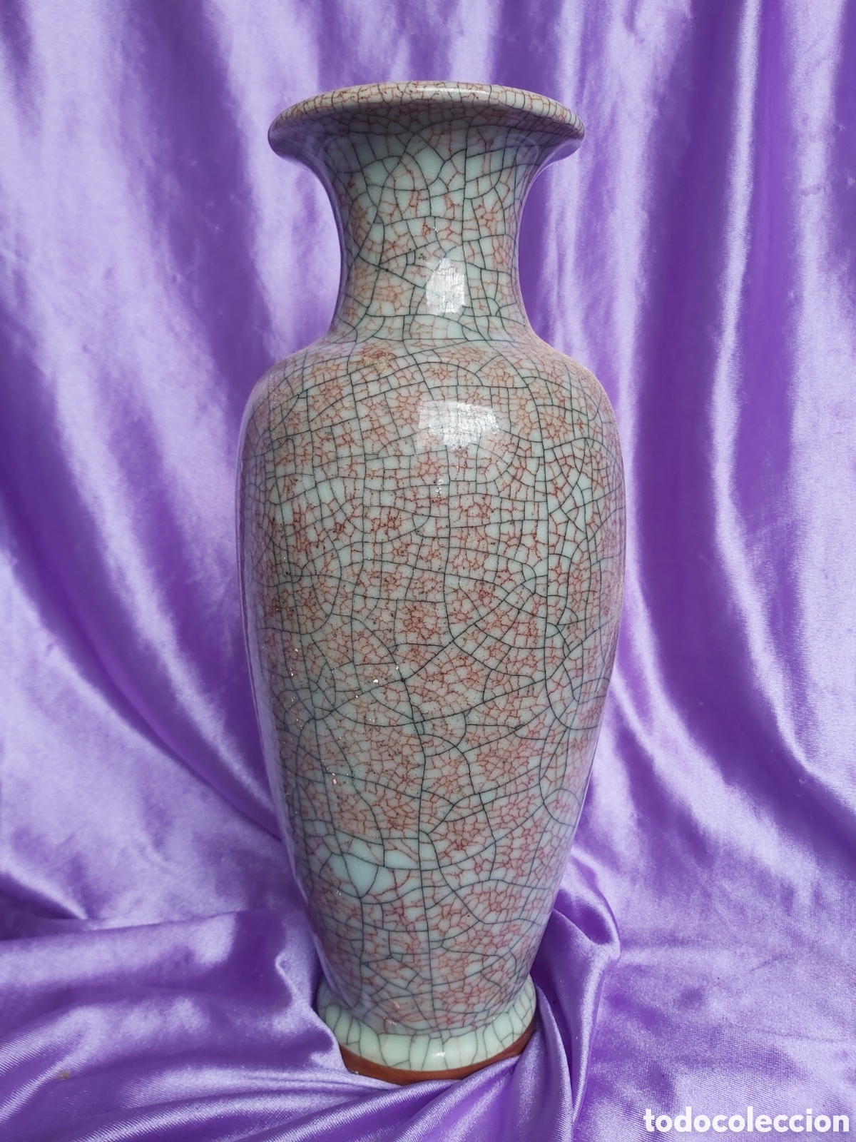 Antig&uuml;edades: JARRON DE CERAMICA ESMALTADO - Foto 2