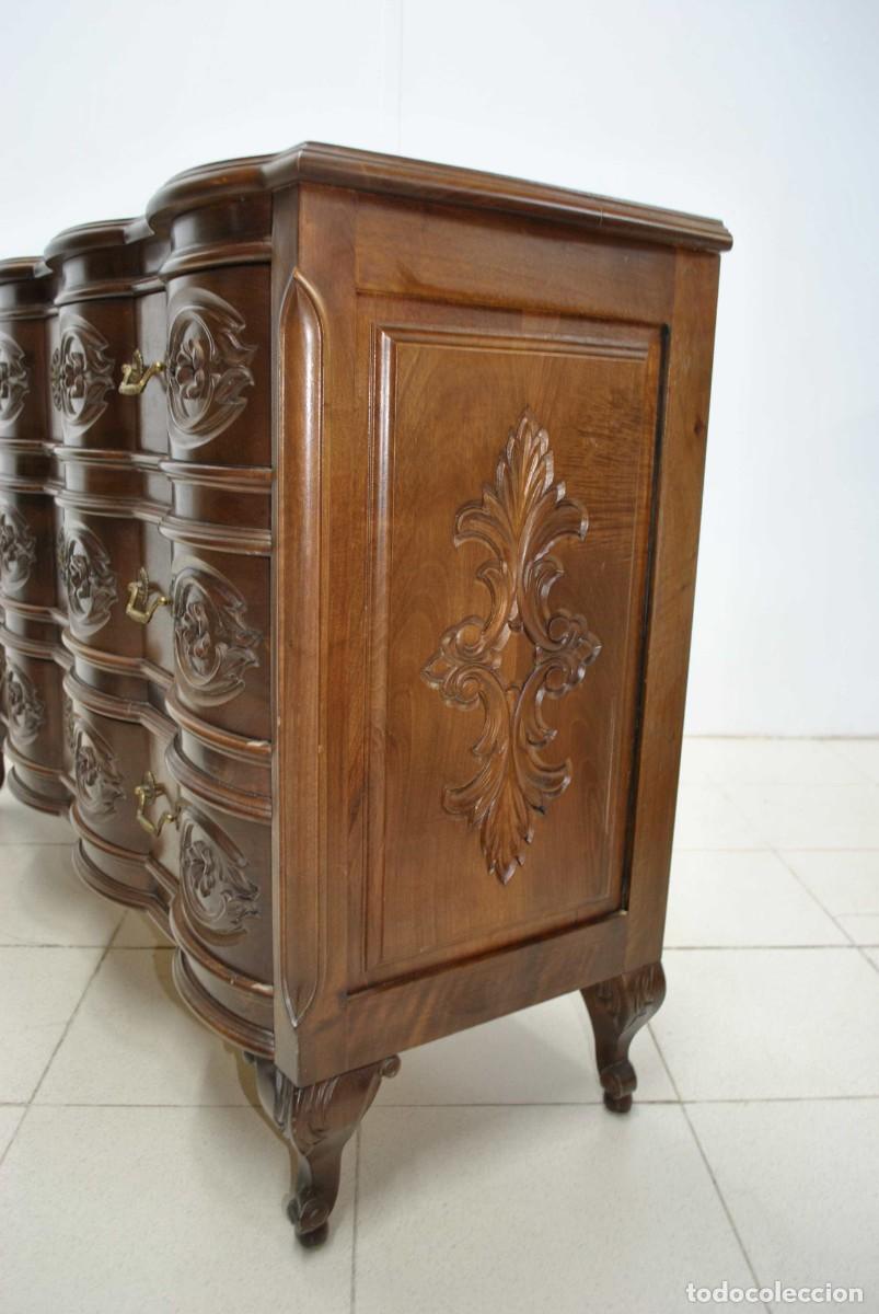 Antig&uuml;edades: C&Oacute;MODA ANTIGUA MADERA ESTILO LUIS XV - Foto 3
