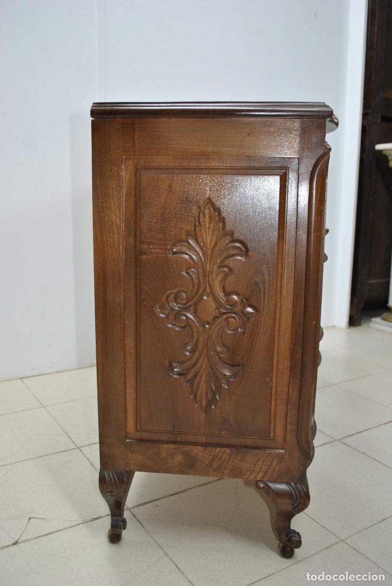 Antig&uuml;edades: C&Oacute;MODA ANTIGUA MADERA ESTILO LUIS XV - Foto 5