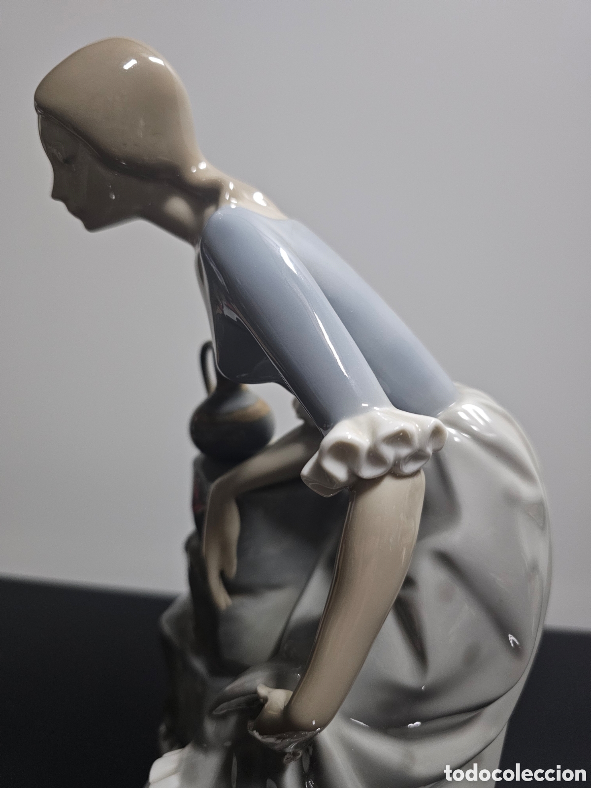 Antig&uuml;edades: FIGURA DE LLADR&Oacute; MUJER CON CANTAROS - Foto 7
