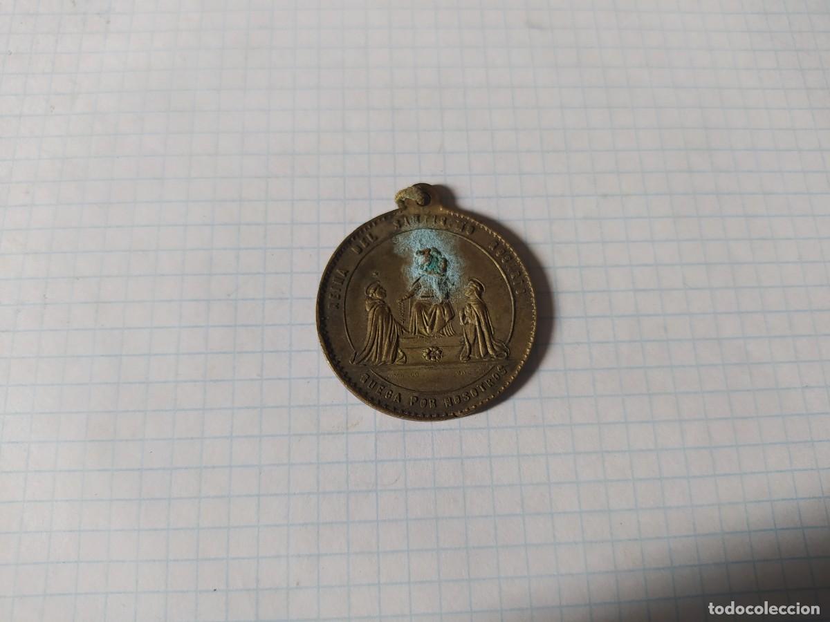 Antig&uuml;edades: Medalla religiosa, bronceada - Foto 1