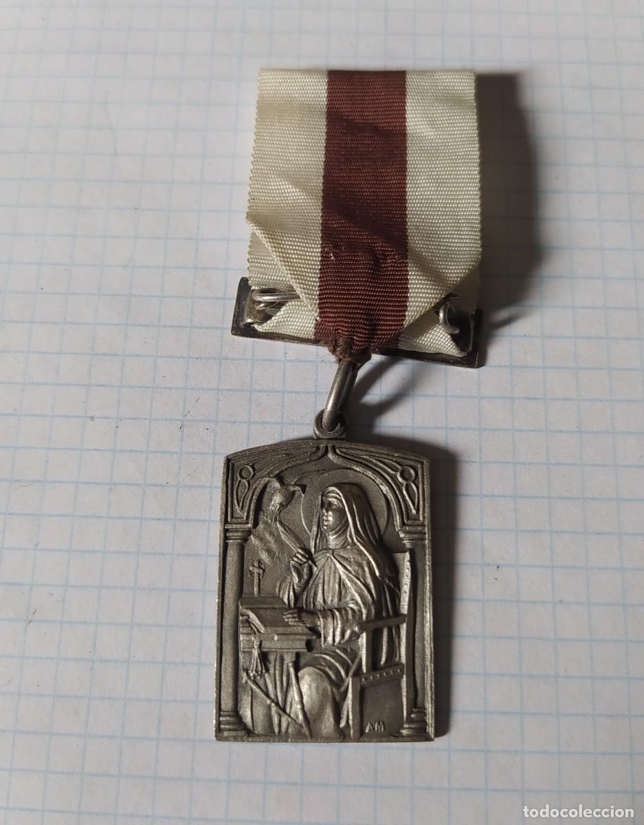 Antig&uuml;edades: Medalla religiosa, plateada - Foto 1