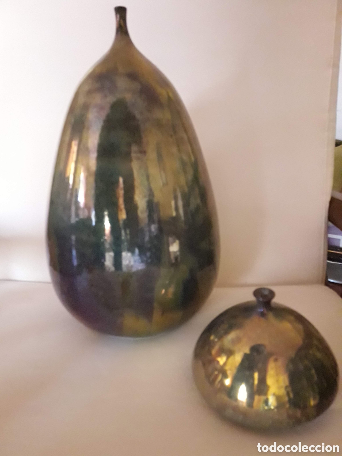 Antig&uuml;edades: 2 PIEZAS DE CERAMICA CON UN ESMALTE - Foto 1