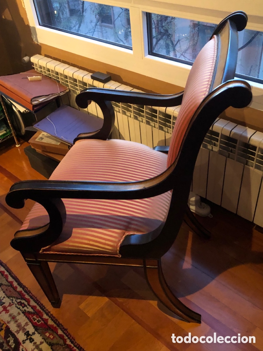 Antig&uuml;edades: Sill&oacute;n estilo imperio - Foto 3