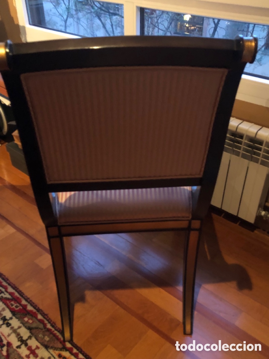 Antig&uuml;edades: Sill&oacute;n estilo imperio - Foto 4