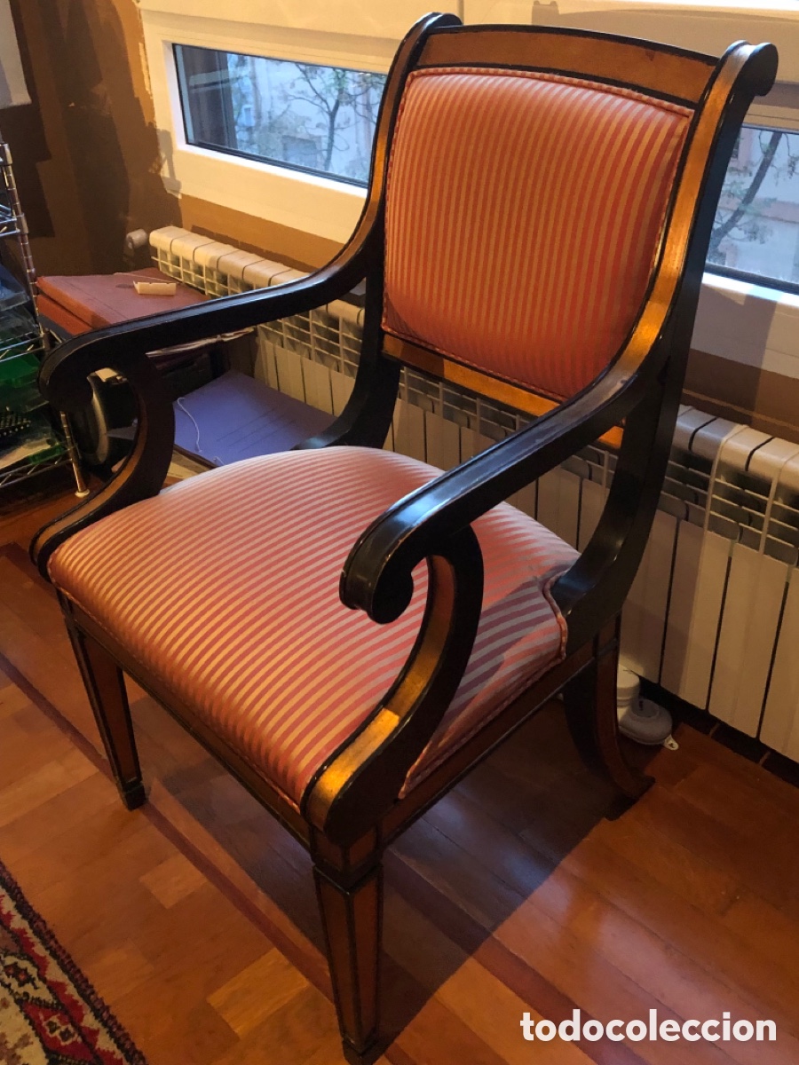 Antig&uuml;edades: Sill&oacute;n estilo imperio - Foto 1