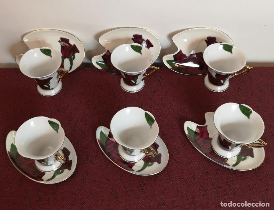 Antig&uuml;edades: Tazas de Caf&eacute; Paleta de Pintor - Foto 6