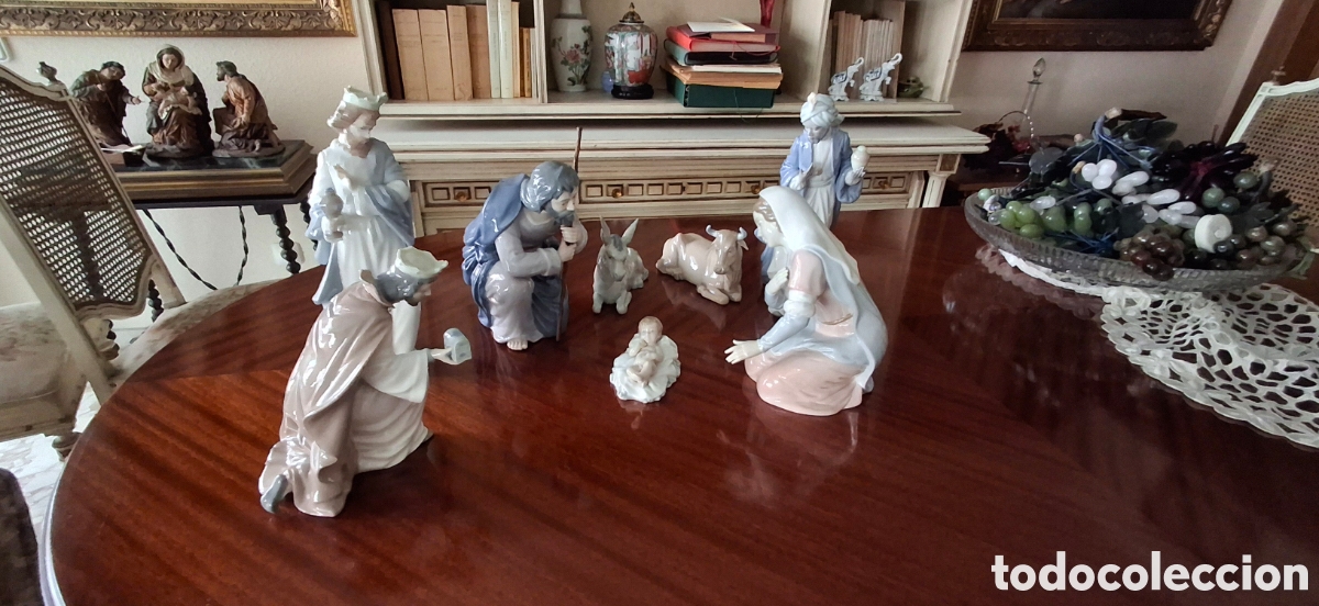 Antig&uuml;edades: Nacimiento ocho figuras de Lladr&oacute;. - Foto 6