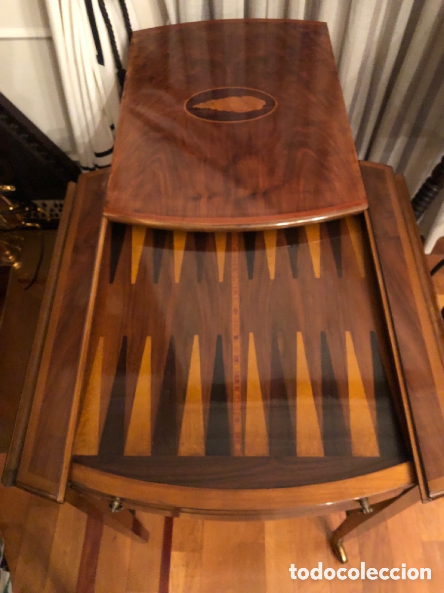 Antig&uuml;edades: Mesa de juego estilo modernista - Foto 4