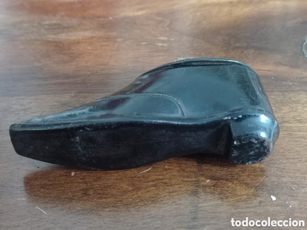Antig&uuml;edades: Bella caja lacada de rape &bull; zapato bot&iacute;n - Foto 10