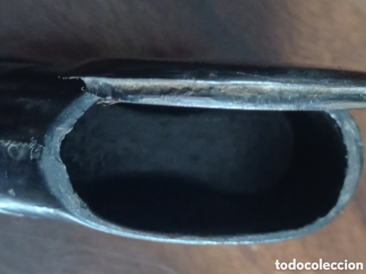 Antig&uuml;edades: Bella caja lacada de rape &bull; zapato bot&iacute;n - Foto 13