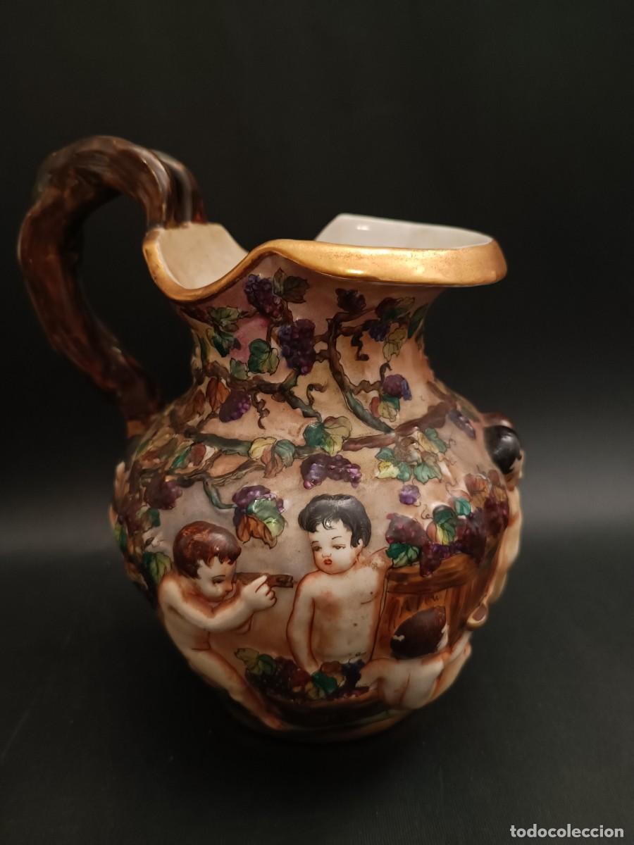 Antig&uuml;edades: JARRA DE ESTILO CAPODIMONTE - Foto 4