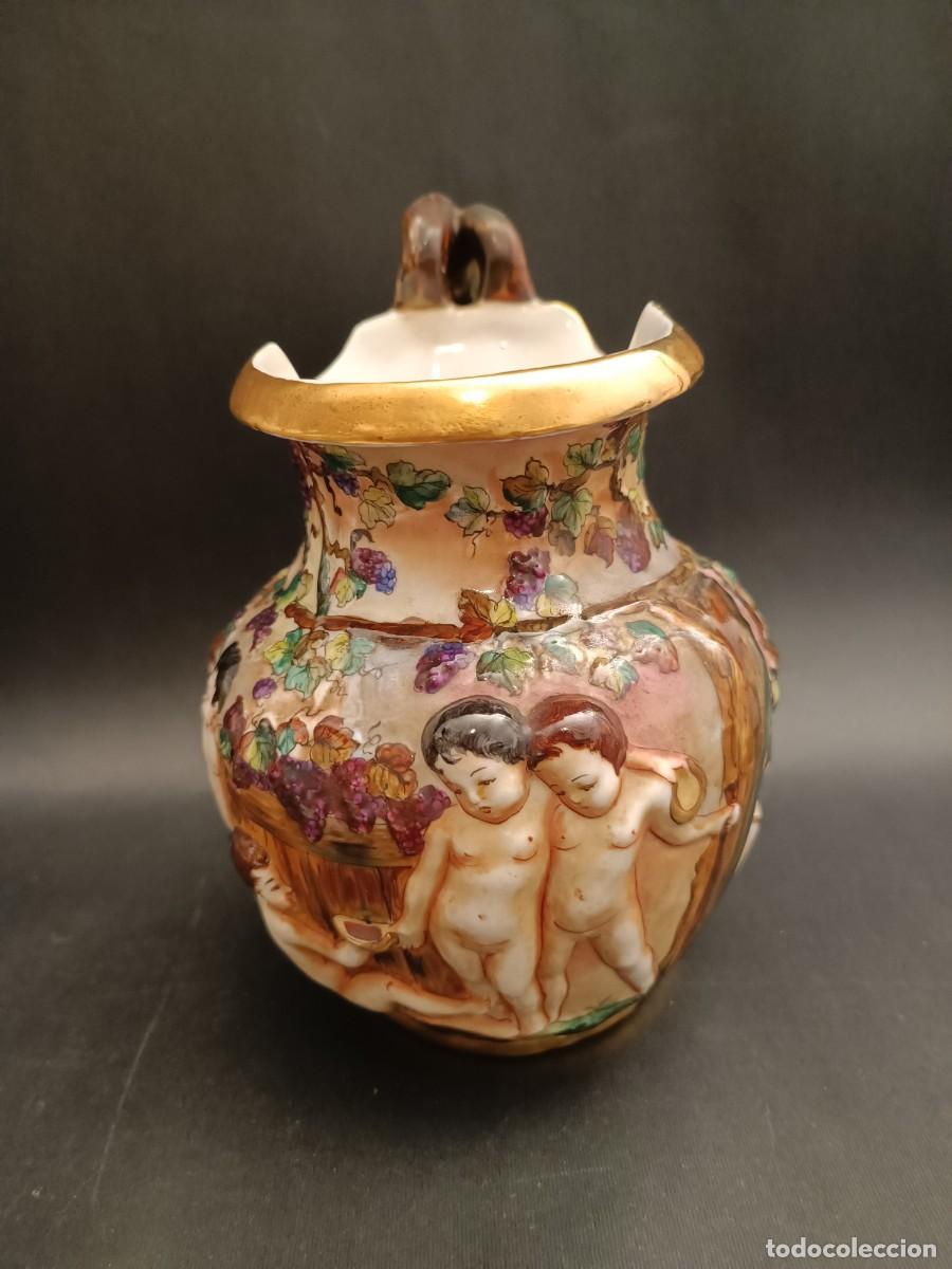 Antig&uuml;edades: JARRA DE ESTILO CAPODIMONTE - Foto 11