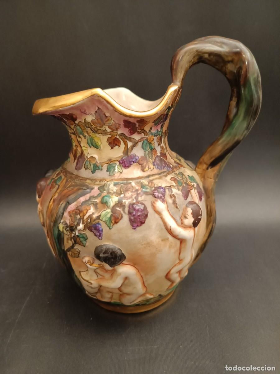 Antig&uuml;edades: JARRA DE ESTILO CAPODIMONTE - Foto 13