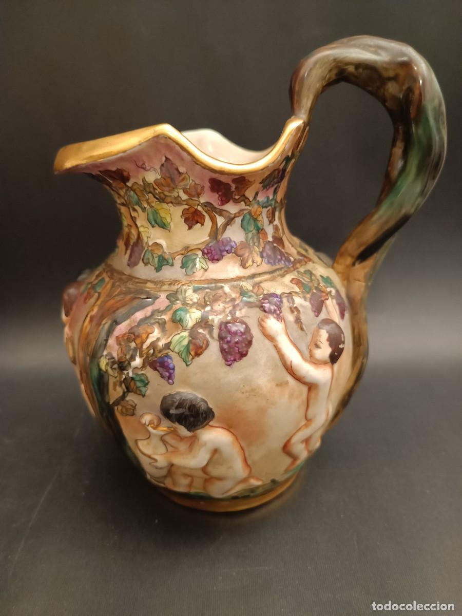 Antig&uuml;edades: JARRA DE ESTILO CAPODIMONTE - Foto 14