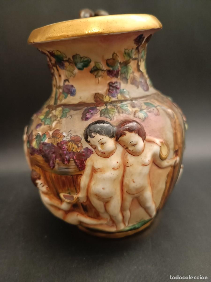Antig&uuml;edades: JARRA DE ESTILO CAPODIMONTE - Foto 15