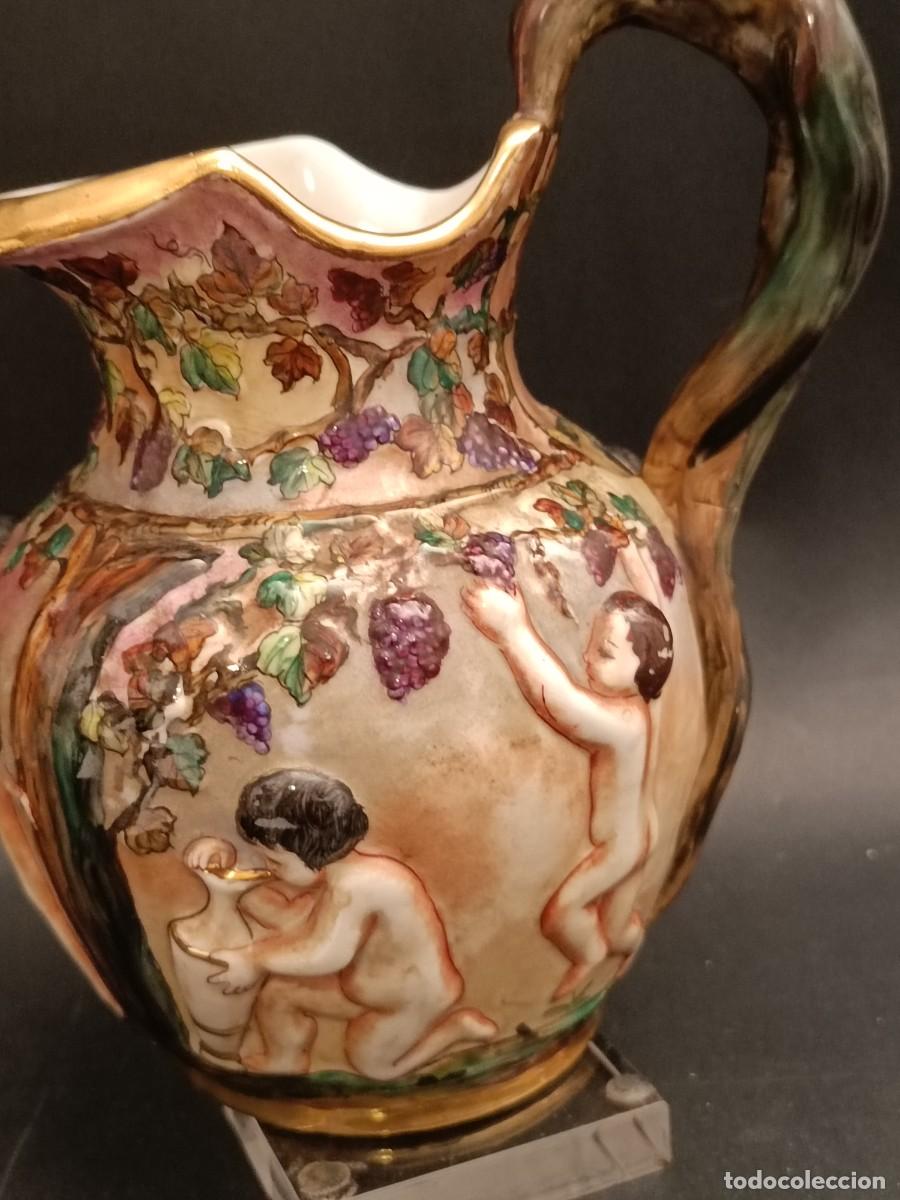 Antig&uuml;edades: JARRA DE ESTILO CAPODIMONTE - Foto 19