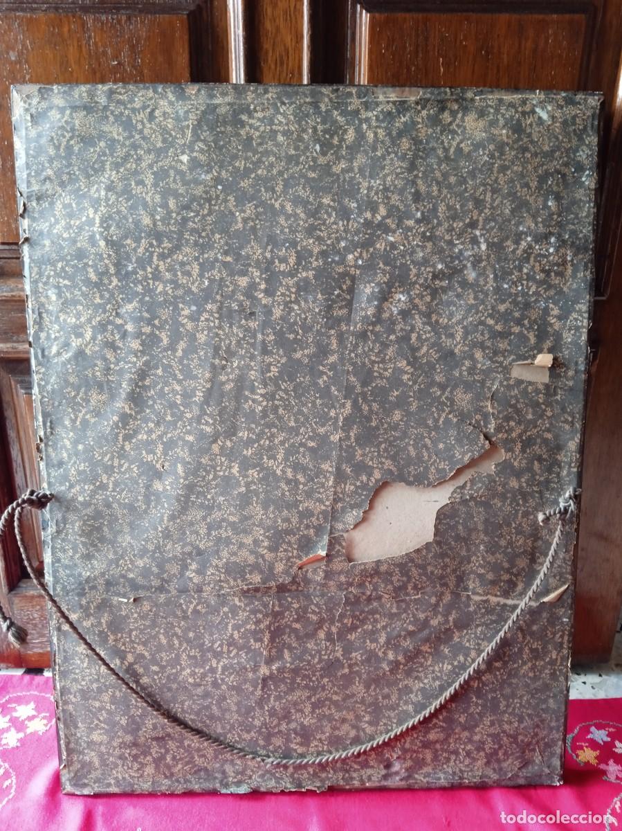 Antig&uuml;edades: Cuadro antiguo religioso con Virgen de Arat&eacute;ko en relieve - Foto 4