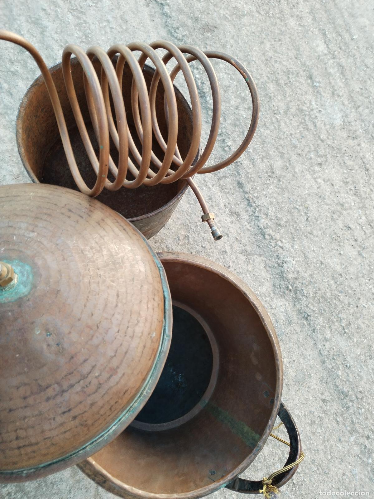 Antig&uuml;edades: ANTIGUO ALAMBIQUE DE COBRE - Foto 3
