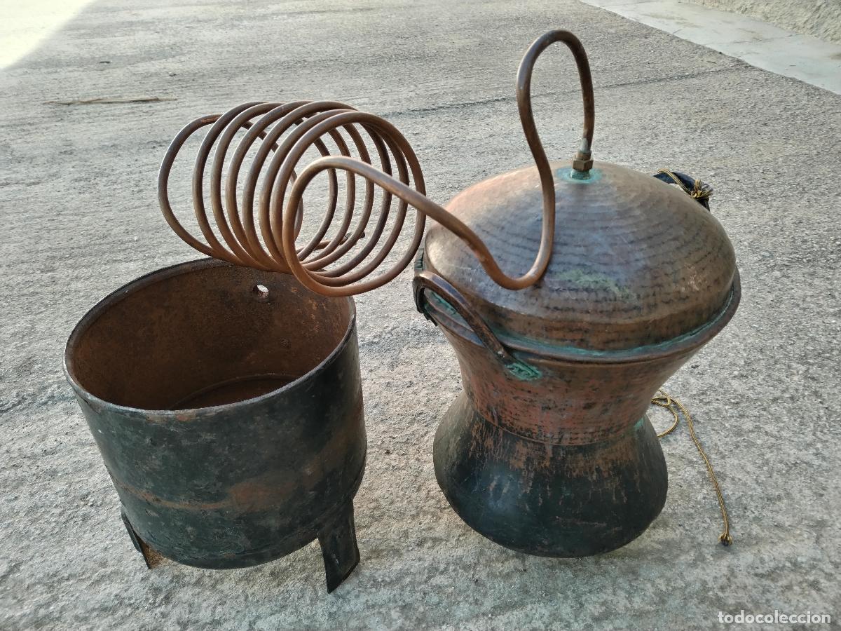 Antig&uuml;edades: ANTIGUO ALAMBIQUE DE COBRE - Foto 4