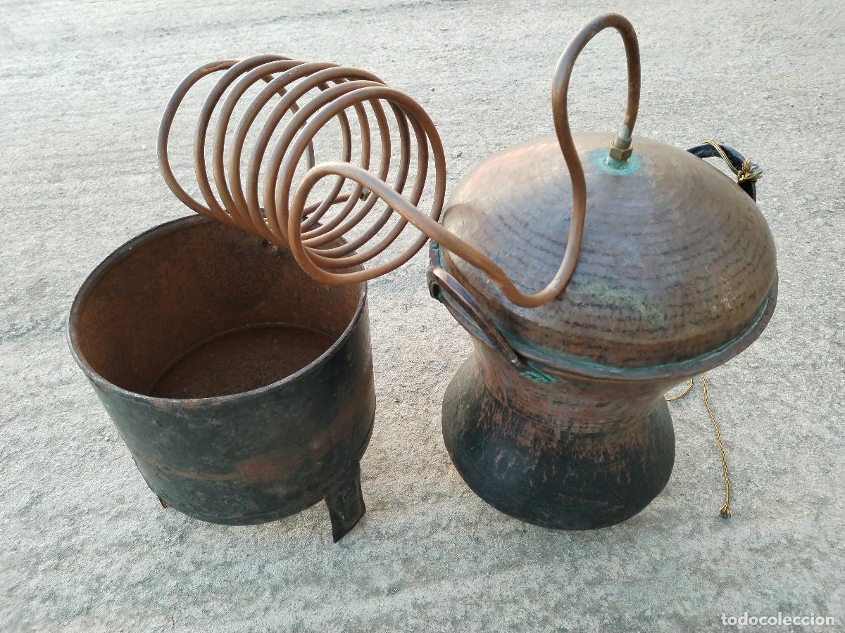 Antig&uuml;edades: ANTIGUO ALAMBIQUE DE COBRE - Foto 5