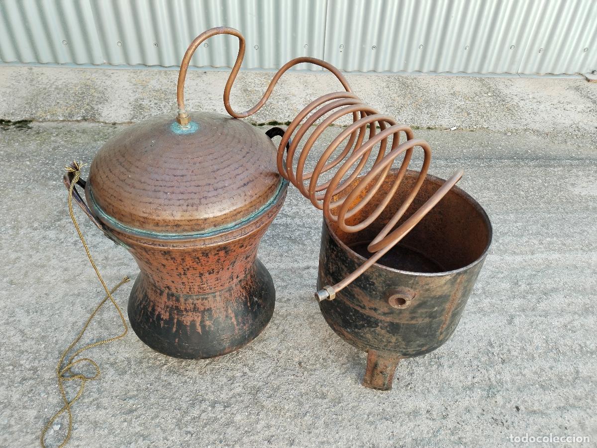 Antig&uuml;edades: ANTIGUO ALAMBIQUE DE COBRE - Foto 8