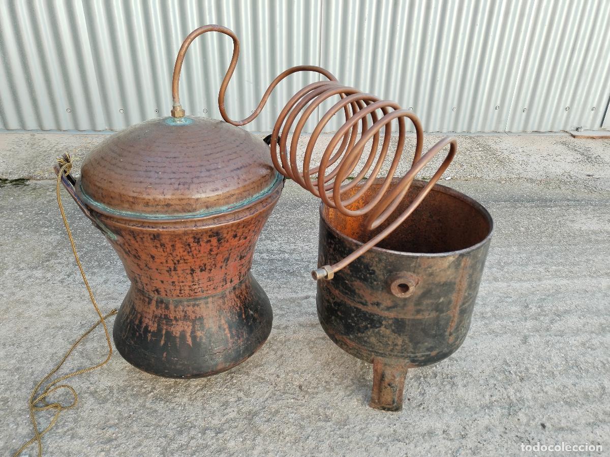 Antig&uuml;edades: ANTIGUO ALAMBIQUE DE COBRE - Foto 9