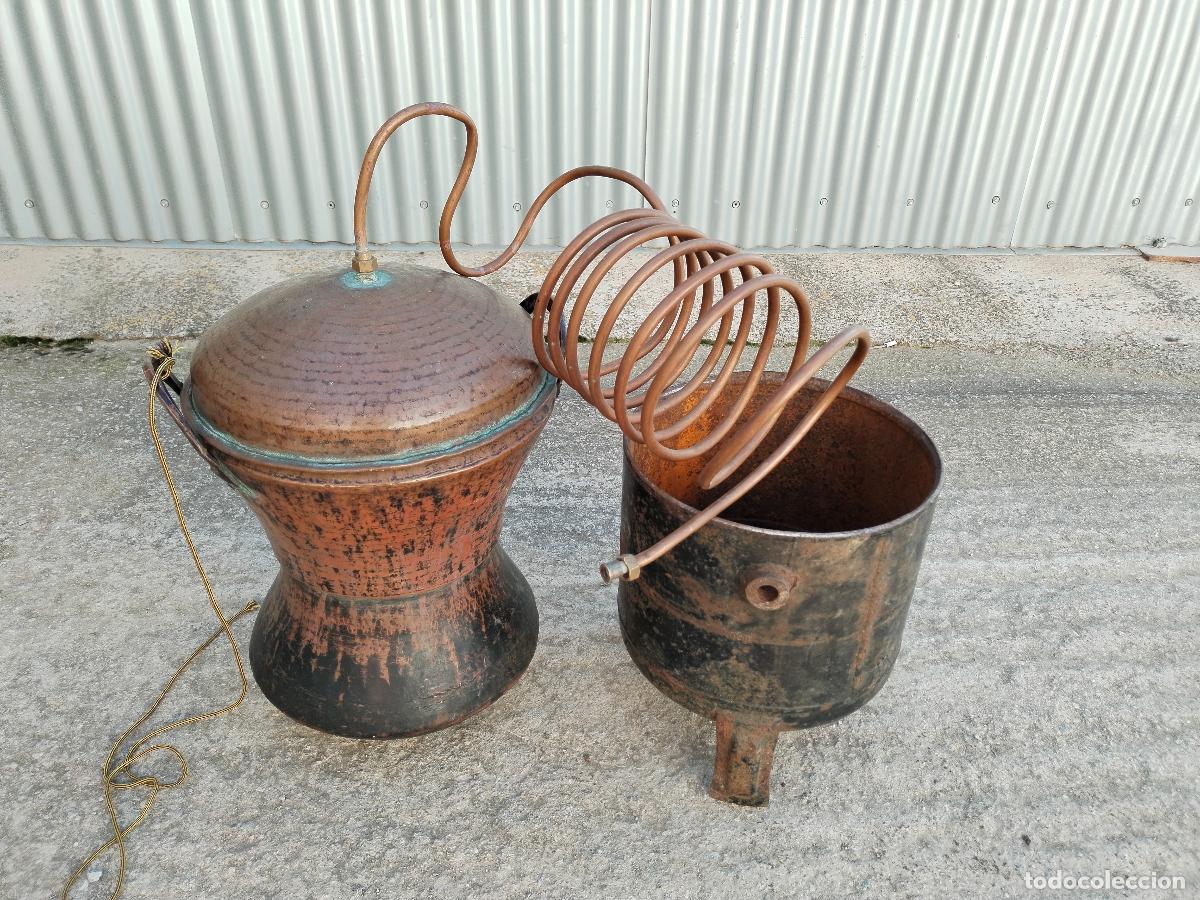 Antig&uuml;edades: ANTIGUO ALAMBIQUE DE COBRE - Foto 1